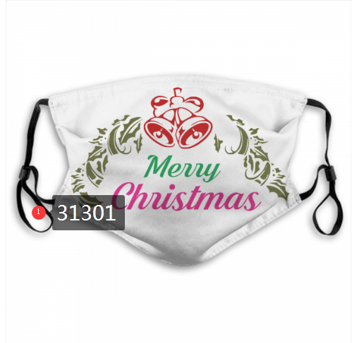 2020 Merry Christmas Dust mask with filter 122